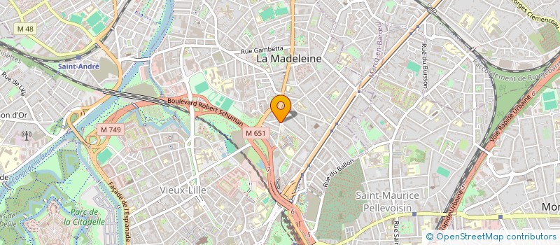 localisation de l'entreprise S.C.I VITRAC CHNORD FAMILY à LA MADELEINE