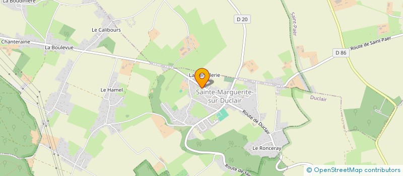 localisation de l'entreprise S.C.I. VLGL  SAINTE-MARGUERITE-SUR-DUCLAIR