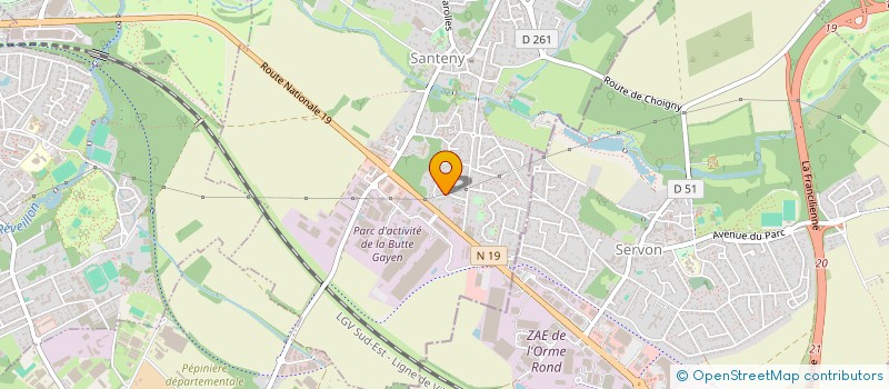 localisation de l'entreprise S.C.I. VMJM DELAO  SANTENY