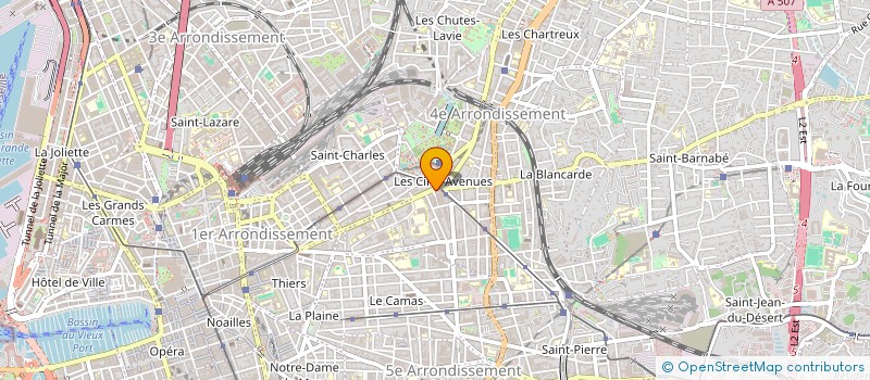 localisation de l'entreprise S.C.I. VOLTAIRE DU BOIS DU ROC à MARSEILLE