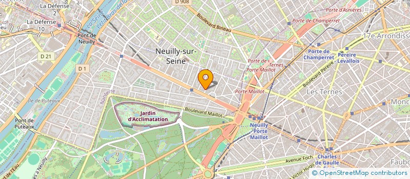 localisation de l'entreprise S C I VOLTAIRE IMMOBILIER à NEUILLY-SUR-SEINE