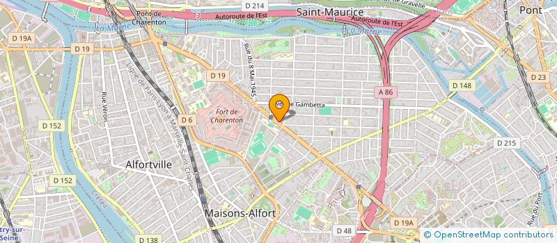 localisation de l'entreprise S. C. I. VV à MAISONS-ALFORT