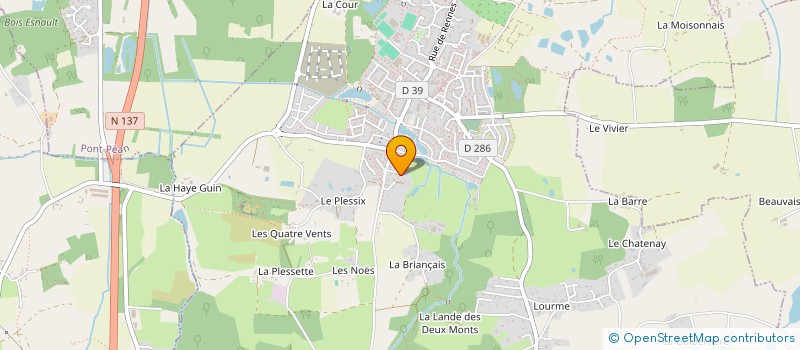 localisation de l'entreprise S.C.I. WALERS à ORGERES