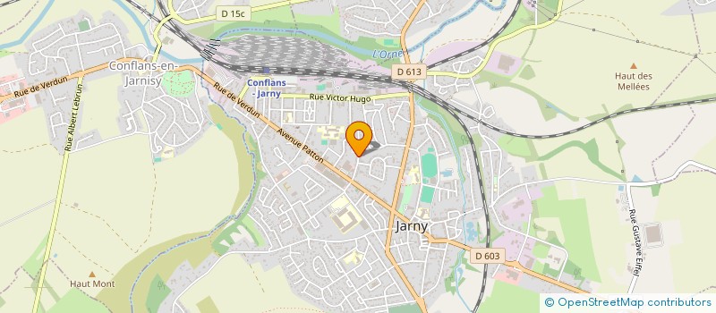 localisation de l'entreprise S.C.I. WALI'DM  JARNY