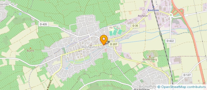 localisation de l'entreprise S.C.I. WB&R  ROSHEIM