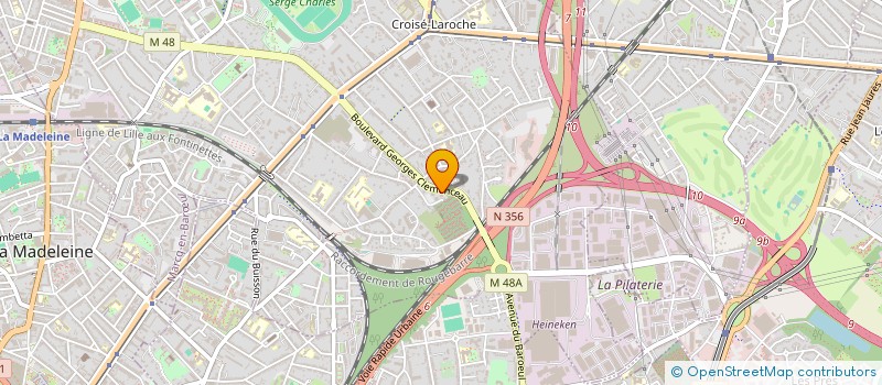localisation de l'entreprise S.C.I WERVICQ PASTEUR à MARCQ-EN-BARŒUL