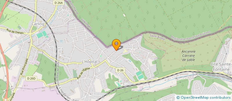 localisation de l'entreprise S.C.I. WEYGAND  L'HOPITAL