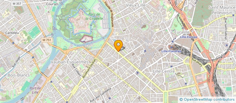 localisation de l'entreprise S.C.I. WF à LILLE