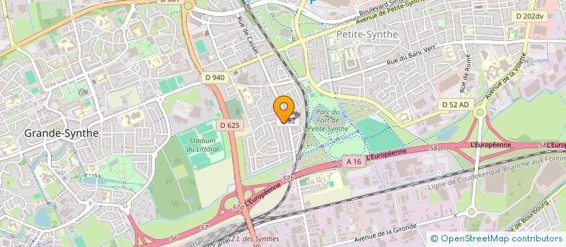 localisation de l'entreprise S.C.I. WINDSOR ESTATES à DUNKERQUE