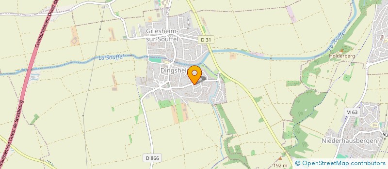 localisation de l'entreprise S.C.I YACH  DINGSHEIM