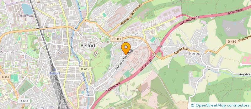 localisation de l'entreprise S.C.I YKSM2  BELFORT