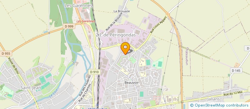 localisation de l'entreprise S.C.I. YURT à CHATEAUDUN