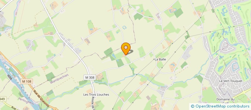 localisation de l'entreprise S.C.I. YVAL  WAMBRECHIES