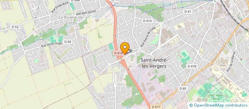 localisation de l'entreprise S.C.I. Z.L.  SAINT-ANDRE-LES-VERGERS