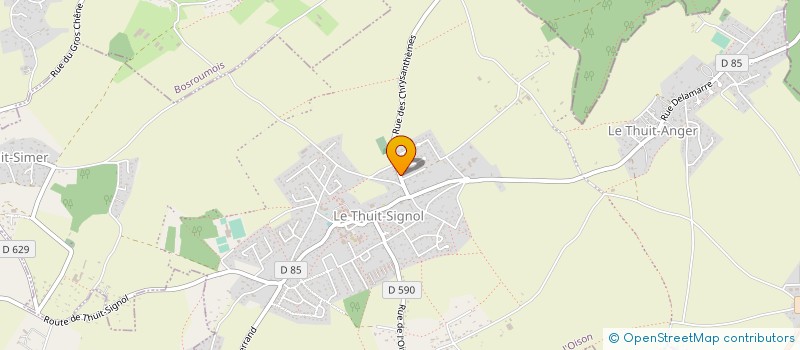 localisation de l'entreprise S.C.I ZOENA  LE THUIT DE L'OISON