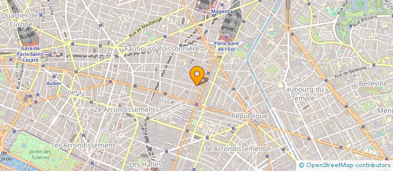 localisation de l'entreprise S.C.I0 87 BRADY  PARIS