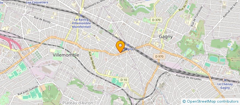 localisation de l'entreprise S.C. IM. 33 AV DE LA BOURDONNAIS 93 VILL  VILLEMOMBLE