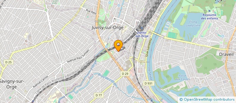 localisation de l'entreprise S.C.IMM BLAZY à JUVISY-SUR-ORGE