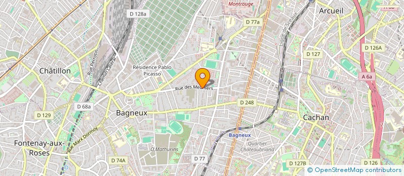 localisation de l'entreprise S.C. IMM PARIS BANLIEUE CHEZ MR LECOR à BAGNEUX