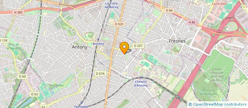 localisation de l'entreprise S C IMMEUBLE RABELAIS 92 ANTONY à ANTONY