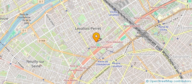 localisation de l'entreprise S.C. IMMO. 1 RUE TREBOIS à LEVALLOIS-PERRET