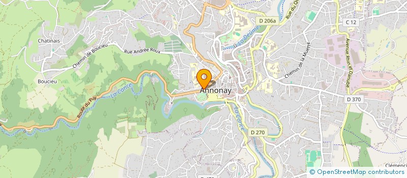 localisation de l'entreprise S.C. IMMO à ANNONAY