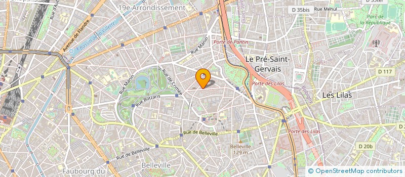 localisation de l'entreprise S.C. IMMOB 36 RUE DE TURBIGO    75003 PA  PARIS