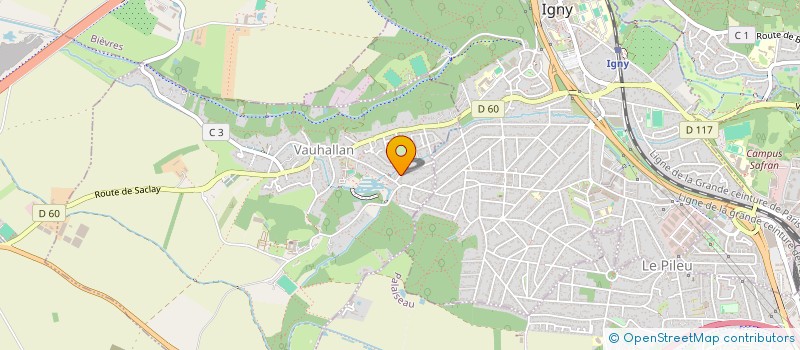 localisation de l'entreprise S.C. IMMOB DU 38 RUE D ESTIENNE D ORVES  VAUHALLAN