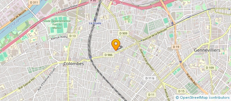 localisation de l'entreprise S C IMMOB GUERLAIN à COLOMBES