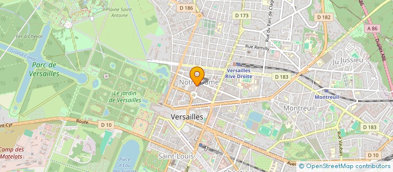 localisation de l'entreprise S.C. IMMOB LAZARE HOCHE à VERSAILLES