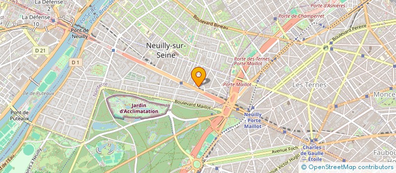 localisation de l'entreprise S.C. IMMOB P BOULOGNE REP PAR à NEUILLY-SUR-SEINE