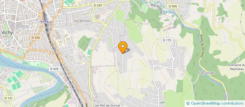 localisation de l'entreprise S&C IMMOBILIER  LE VERNET