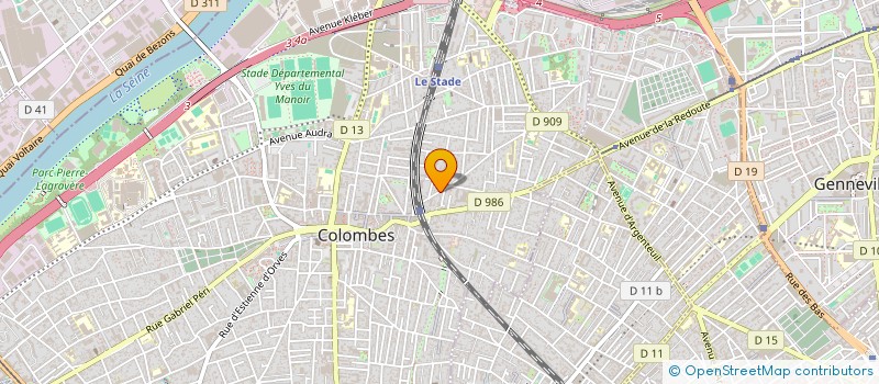 localisation de l'entreprise S.C. IMMOBILIERE 21R CHAMPA RONS COL à COLOMBES