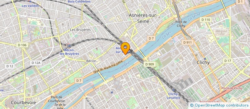 localisation de l'entreprise S.C. IMMOBILIERE BRETAGNE  ASNIERES-SUR-SEINE