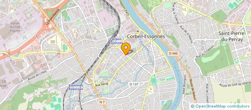 localisation de l'entreprise S.C. IMMOBILIERE CARNOT à CORBEIL-ESSONNES