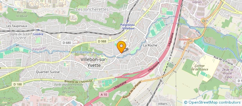 localisation de l'entreprise S.C. IMMOBILIERE CHARLEMAGNE REP PAR MR à PALAISEAU