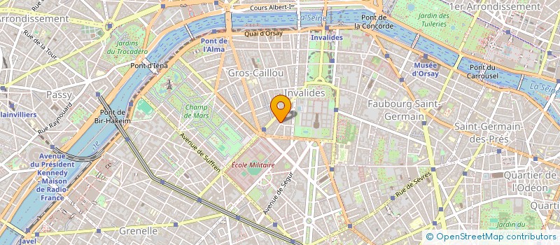 localisation de l'entreprise S.C. IMMOBILIERE CHEVERT  PARIS