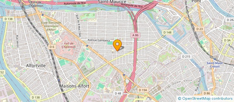 localisation de l'entreprise S.C. IMMOBILIERE CLEMENCEAU à MAISONS-ALFORT