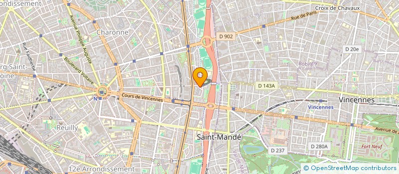 localisation de l'entreprise S.C. IMMOBILIERE DE             FONCTION  PARIS