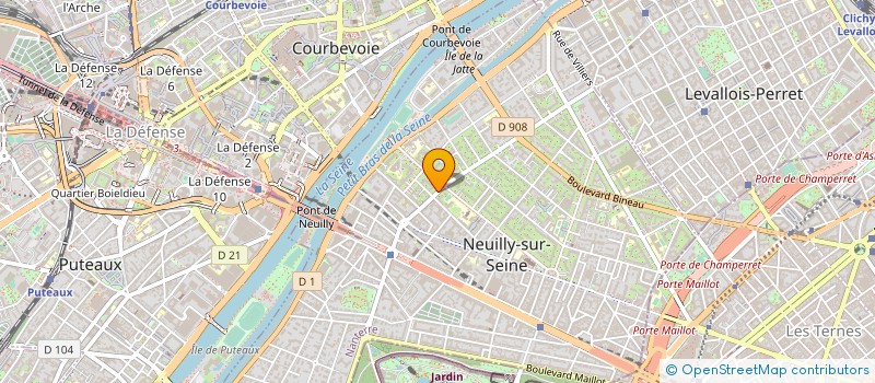localisation de l'entreprise S.C. IMMOBILIERE DEPHI à NEUILLY-SUR-SEINE