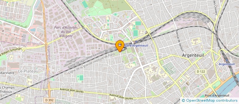 localisation de l'entreprise S.C. IMMOBILIERE DES ERABLES    95 ARGEN  ARGENTEUIL