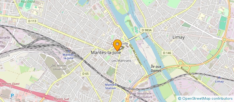 localisation de l'entreprise S.C. IMMOBILIERE DU 1-1 BIS RUE DU MAL F  MANTES-LA-JOLIE