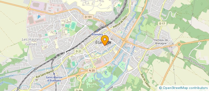 localisation de l'entreprise S.C. IMMOBILIERE DU 16 RUE DE LA JUIVERI à ETAMPES