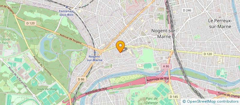 localisation de l'entreprise S.C. IMMOBILIERE DU 1B RUE DE BEAUTE RES à NOGENT-SUR-MARNE