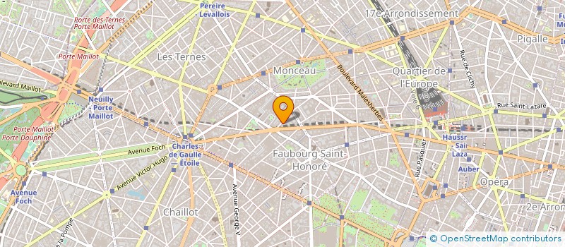 localisation de l'entreprise S.C. IMMOBILIERE DU 6 RUE DE    MONCEAU  PARIS