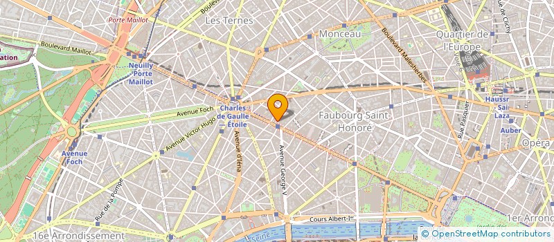 localisation de l'entreprise S.C. IMMOBILIERE HABITATION     MODERNE  PARIS