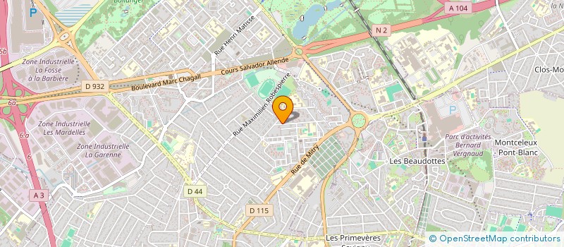 localisation de l'entreprise S C IMMOBILIERE LE SAUSSET DAUPHINE à AULNAY-SOUS-BOIS
