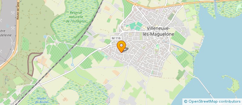 localisation de l'entreprise S.C.IMMOBILIERE MAV  VILLENEUVE-LES-MAGUELONE