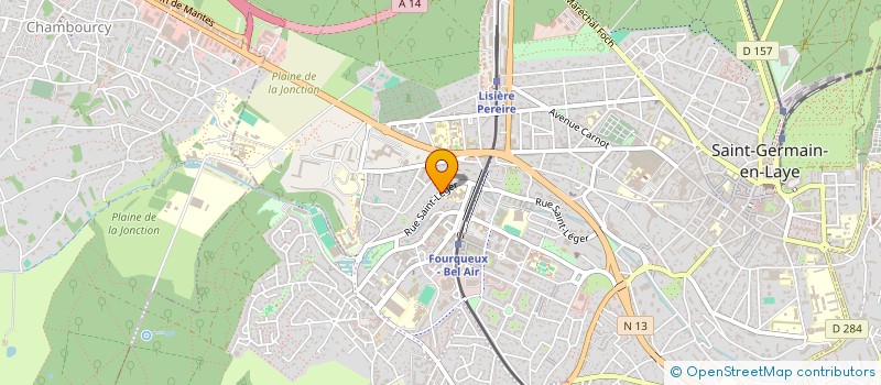 localisation de l'entreprise S.C. IMMOBILIERE RES DU BAS HUET 60 R ST  SAINT-GERMAIN-EN-LAYE