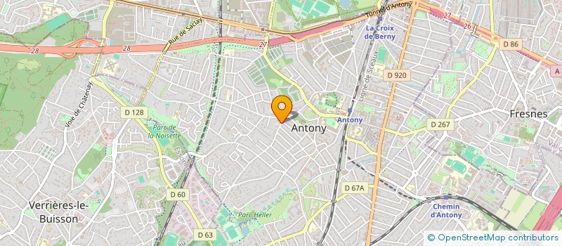 localisation de l'entreprise S.C. IMMOBILIERE RESIDENCE DES  FONTENEL  ANTONY
